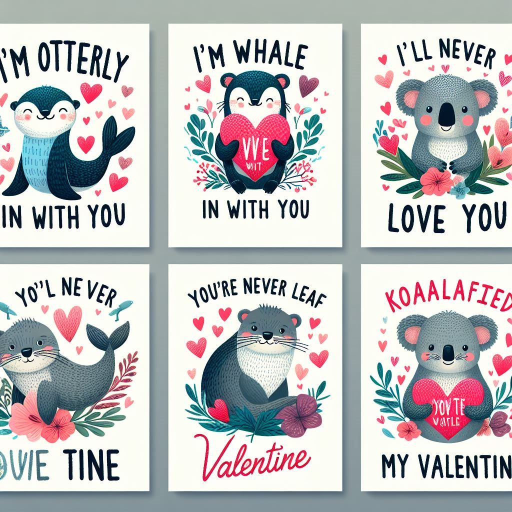 Animal Puns for Valentines day