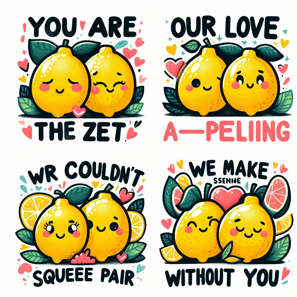 Lemon puns for Valentine's Day
