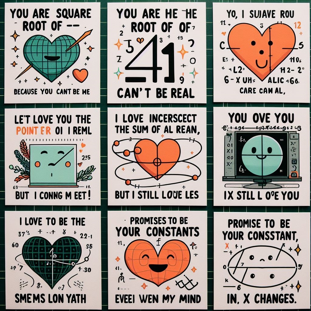 Math puns for Valentine's Day