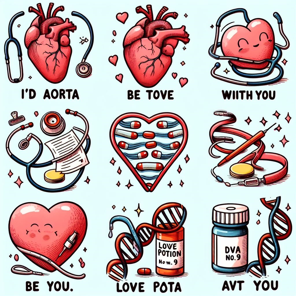 Medical puns for Valentine's Day