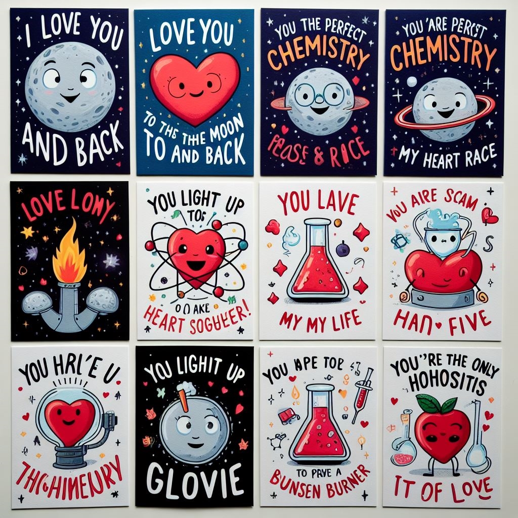 Science puns for Valentine's Day