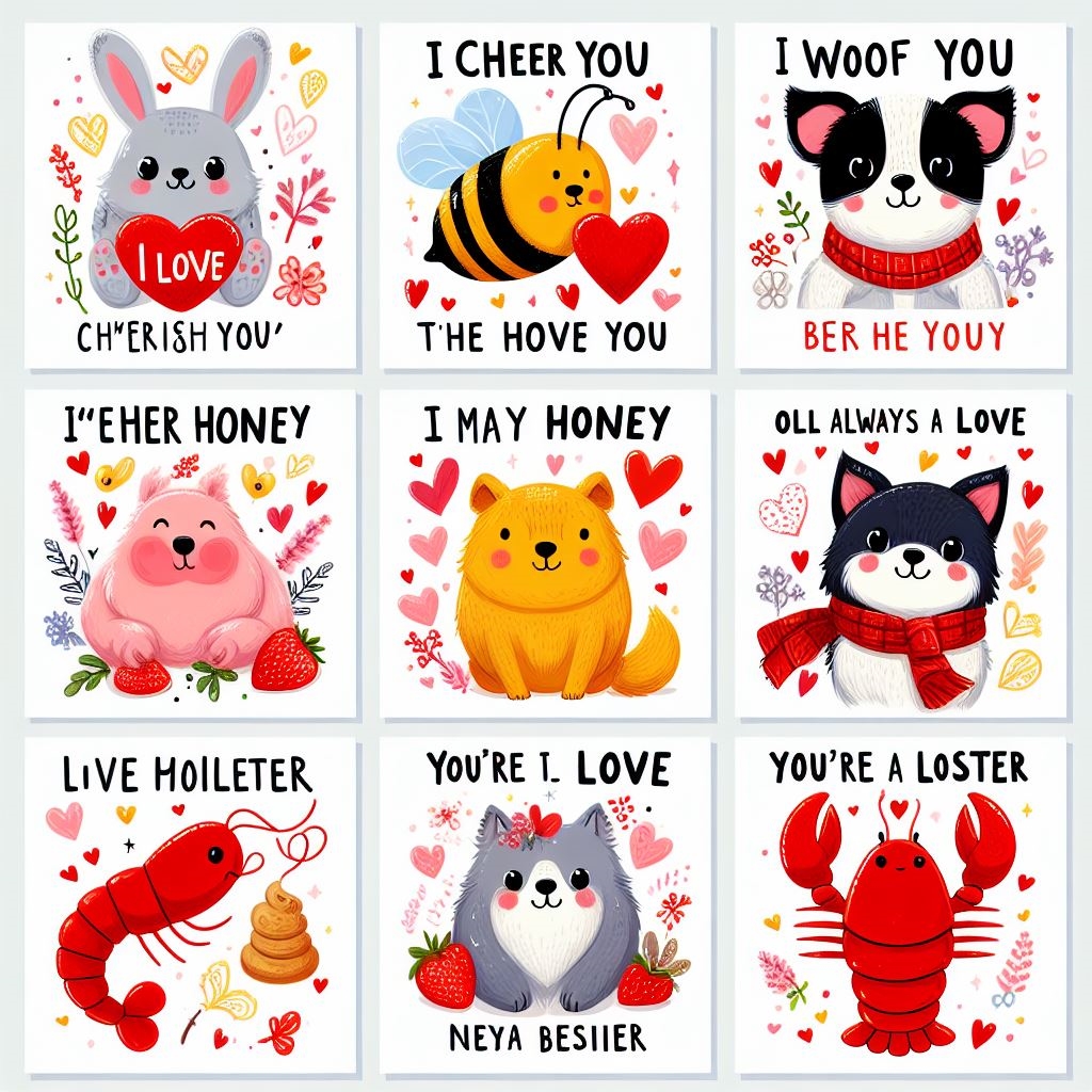 Valentine's Day card puns