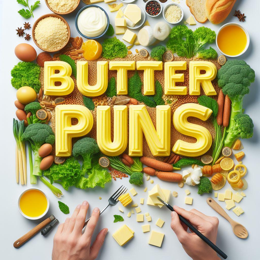 Butter puns and jokes