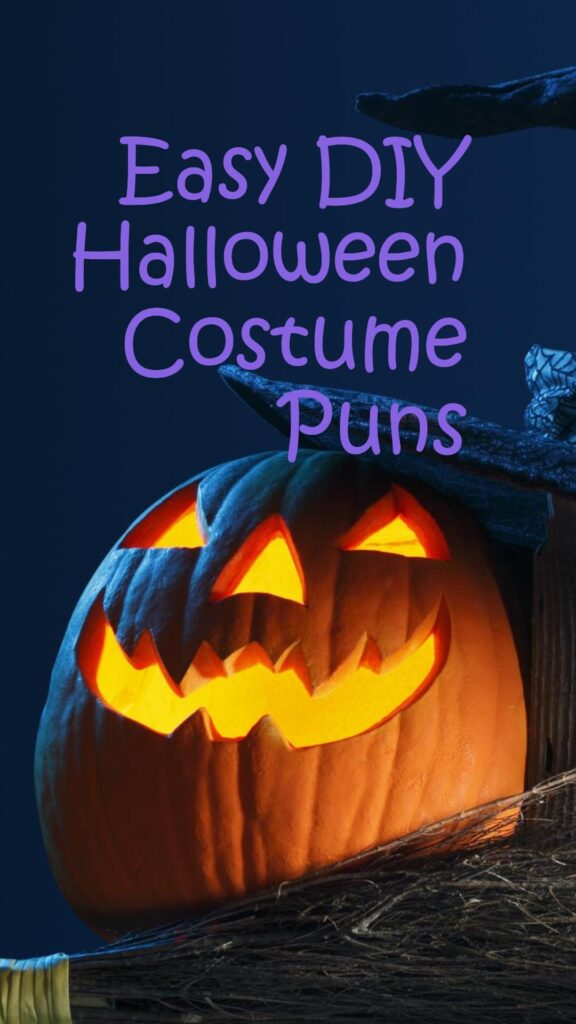 Easy DIY Halloween Costume Puns and jokes