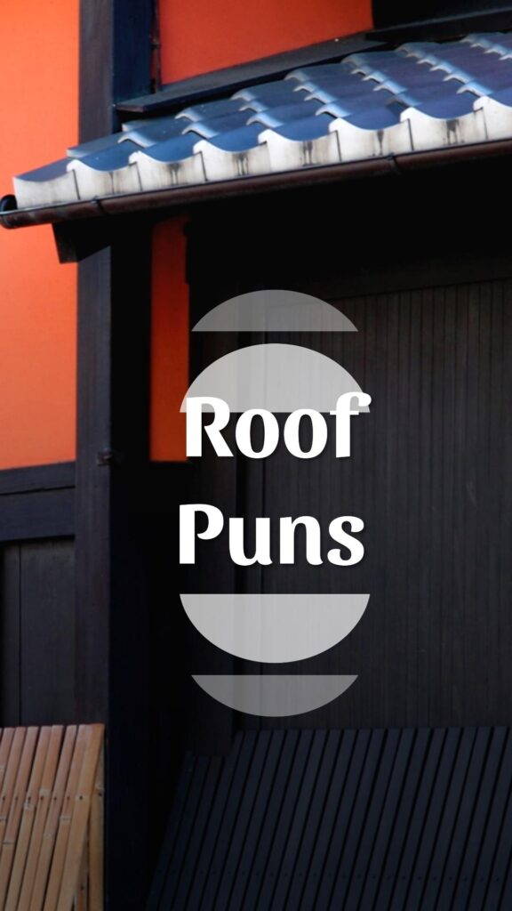 Rise to the Occasion: 160 Roof Puns to Brighten Your Day - Best Jokes ...