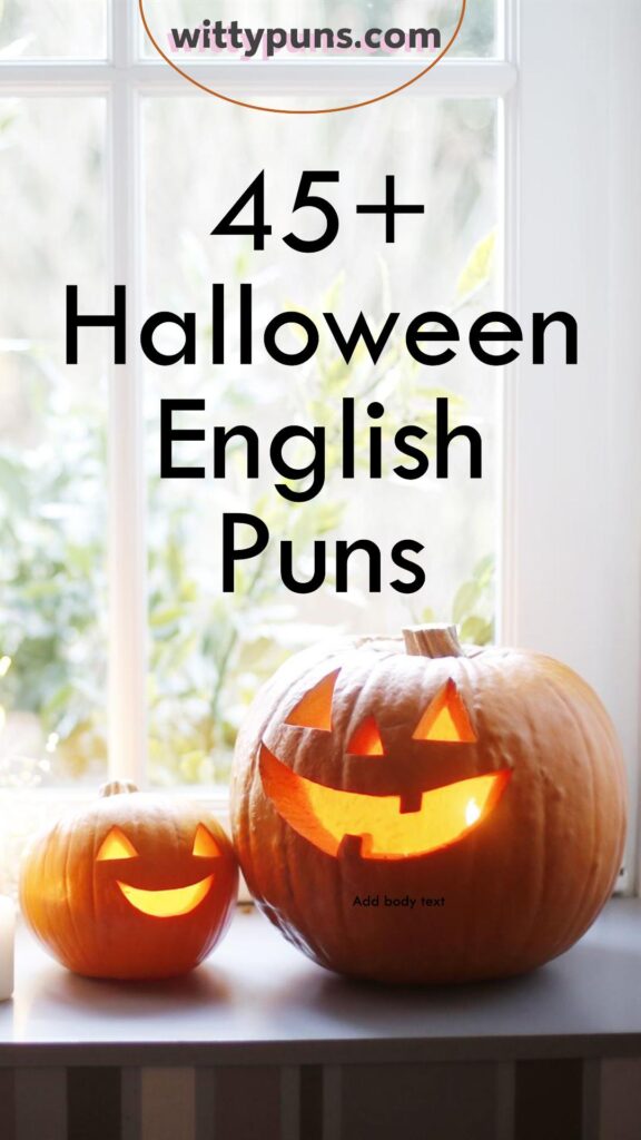 Halloween English puns and jokes