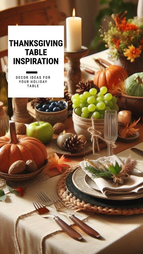 Thanksgiving Table Decor ideas