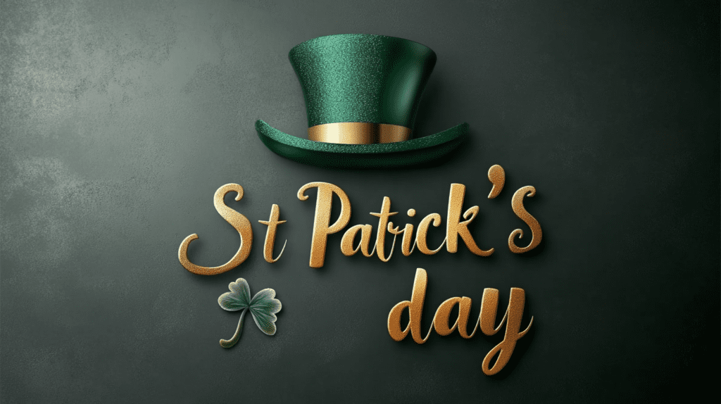 Aesthetic laptop wallpaper St Patrick's day