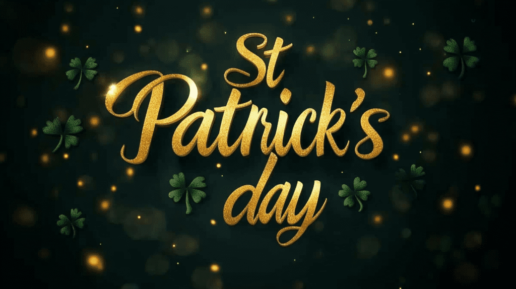Elegant Desktop wallpaper with St Patrick's day