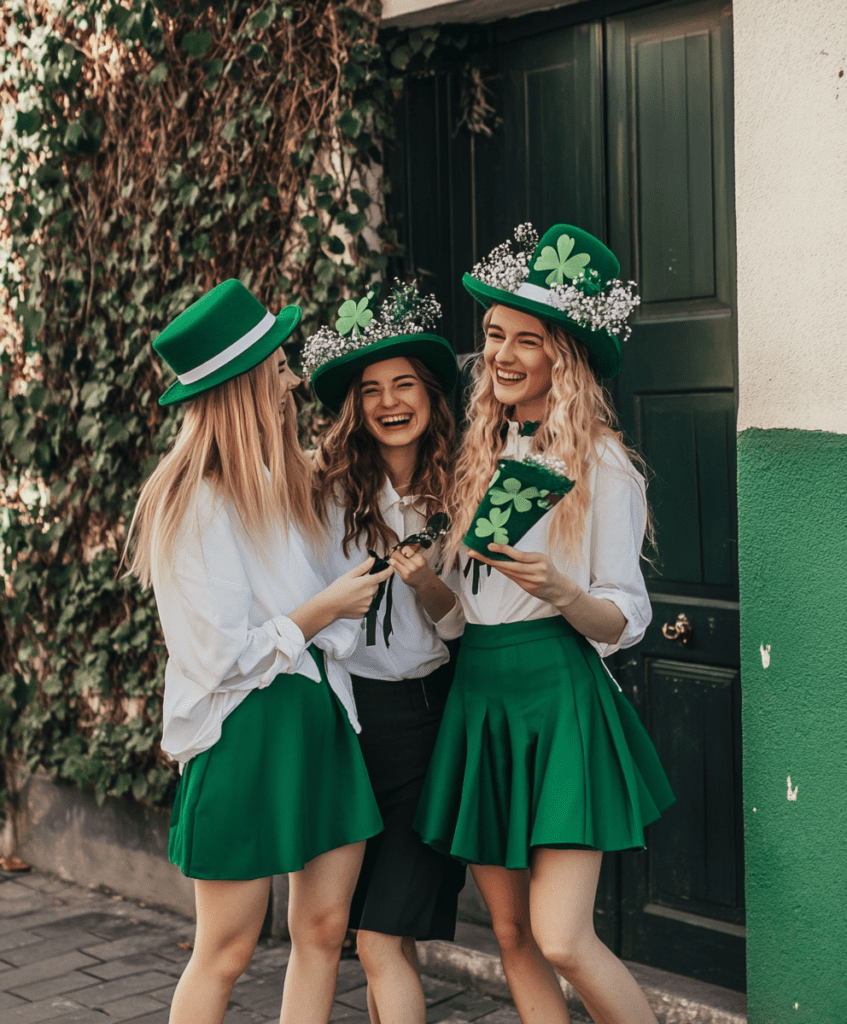 Friends celebrating St Patrick's day iPad wallpapers backgrounds