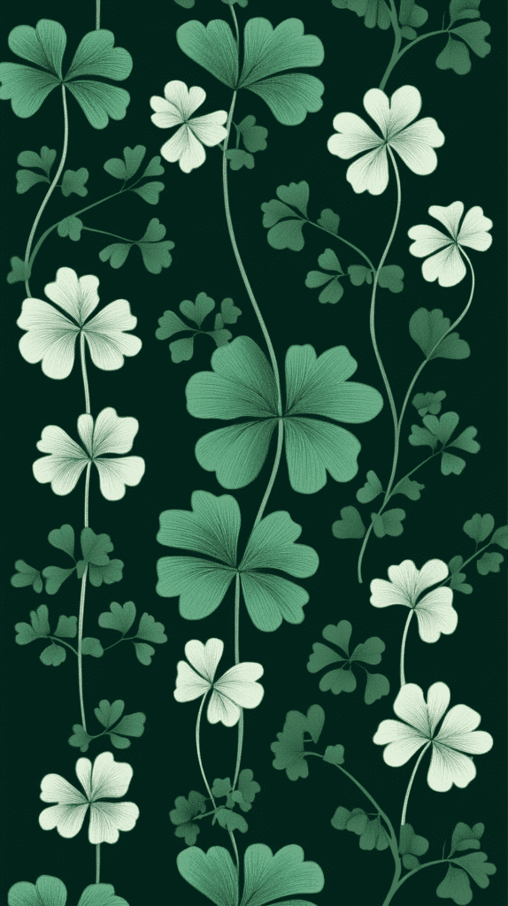 St. Patty's aesthetic green wallpaper images